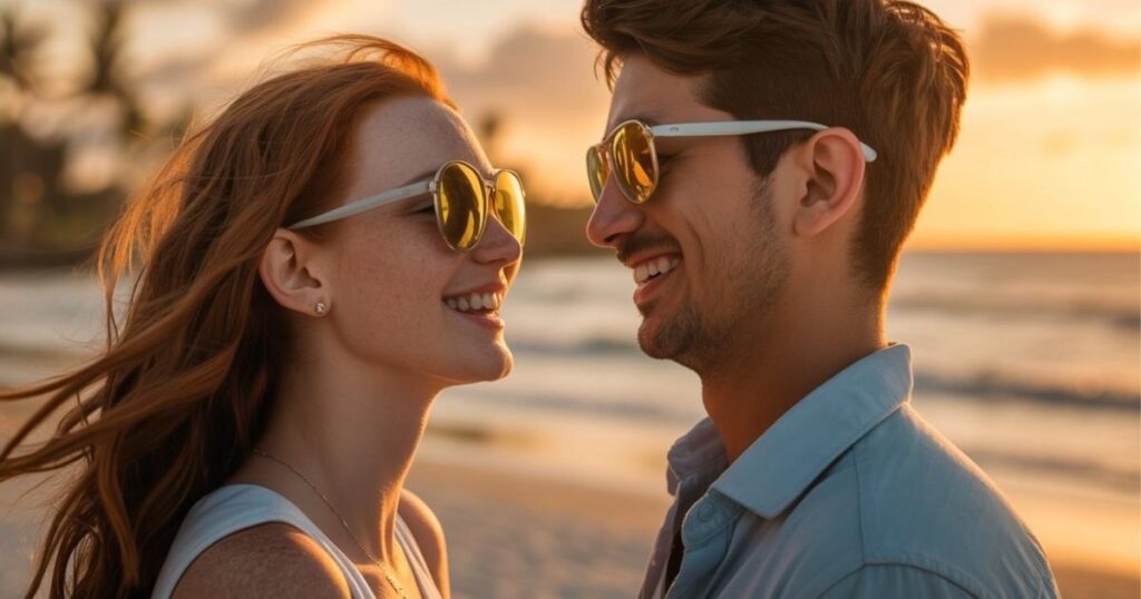 Romantic Sunglass Captions for Couples
