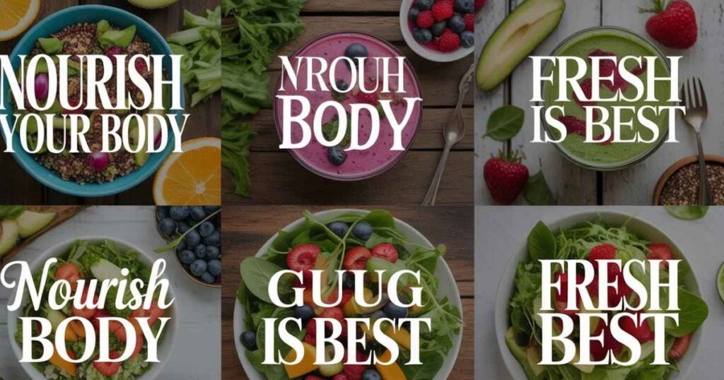 Short Captions For Healthy Food CleanEats