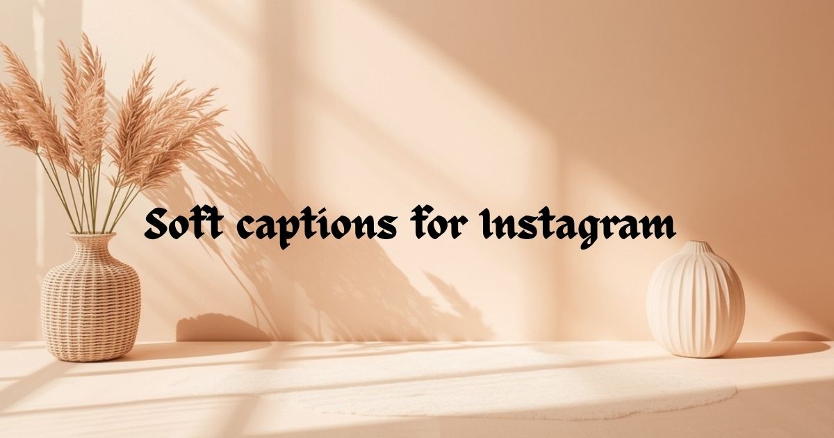 Soft captions for Instagram
