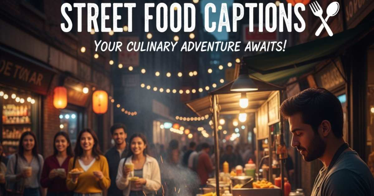 Street Food Captions