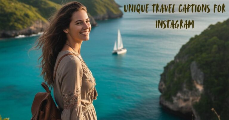 Unique travel captions for Instagram