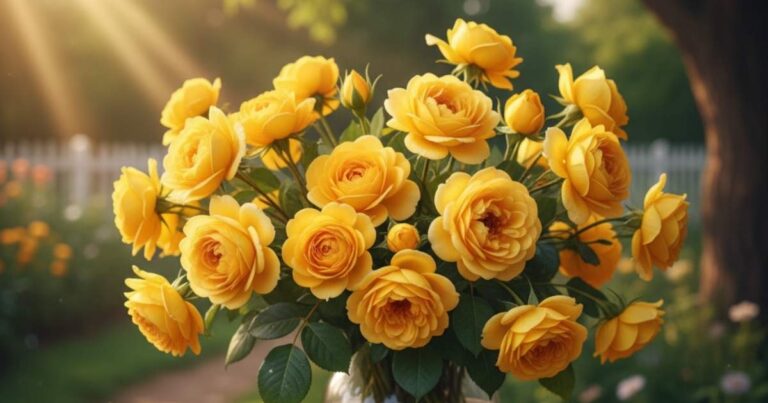 Yellow rose captions for Instagram