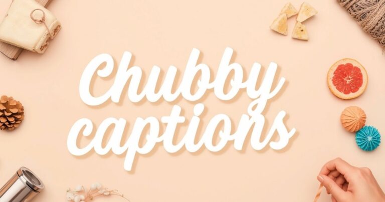 chubby captions for Instagram