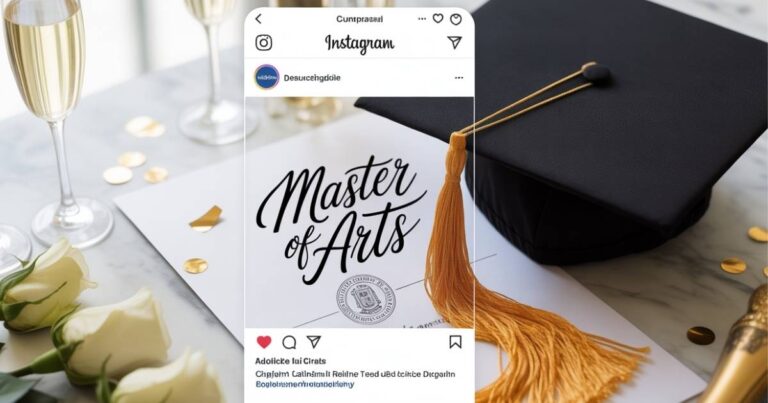 masters degree Instagram captions